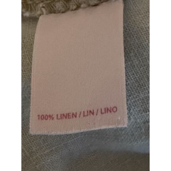 Vintage Victorias Secret 100% Flax Linen Pants Size 0 Natural Lagenlook Casual - Picture 5 of 10